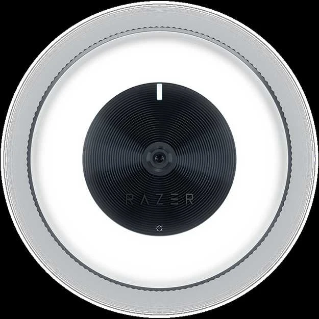 Internetinė kamera Razer Kiyo - Streaming Camera with Ring Lighting (USB Webcam, HD Video 720p, 60 FPS, Compatible with Open Broadcaster Software, Xsplit, Autofocus, Camera Clip, Tripod Connection) Juodas