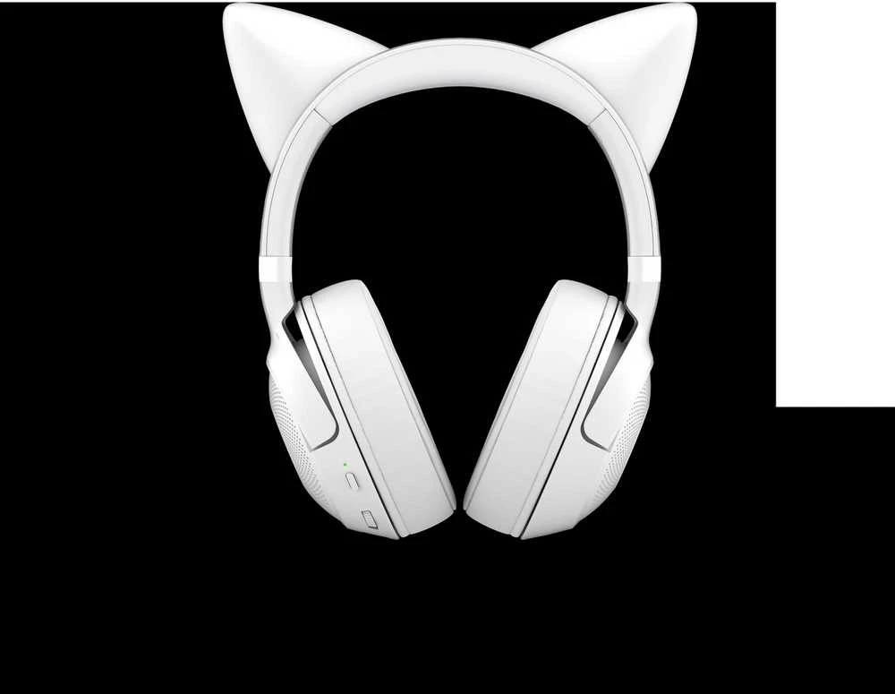 Razer Kraken Kitty V2 BT baltos ausinės su katės ausimis