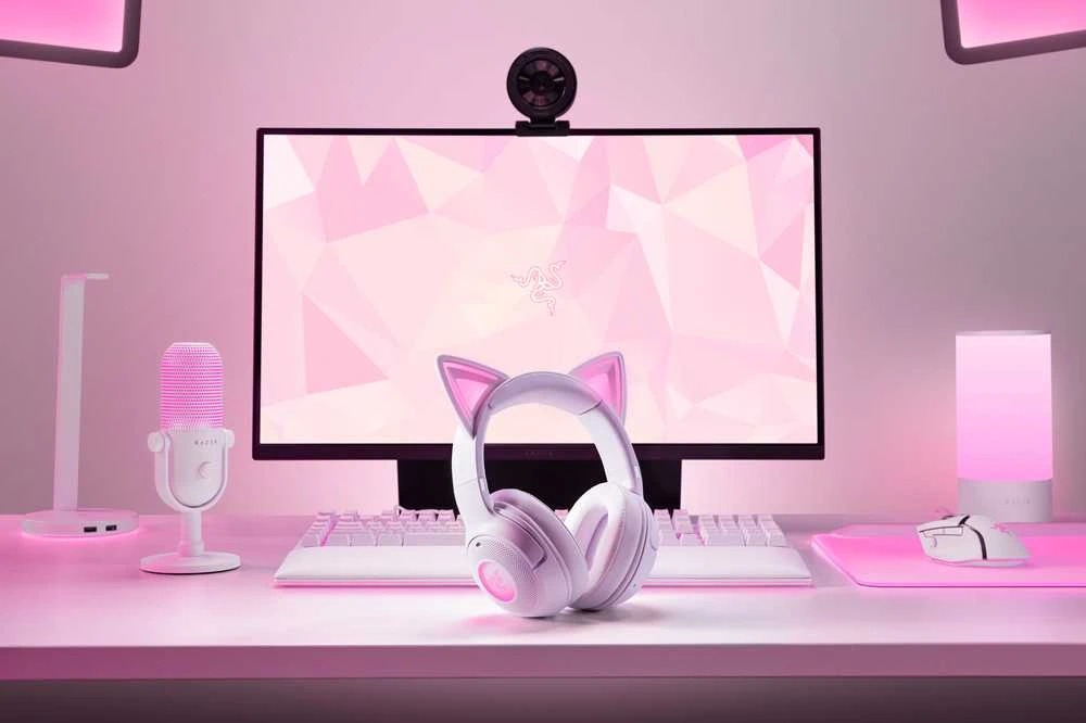 Razer | Ausinės | Kraken Kitty V2 BT | Taip | Bluetooth | Už ausų | Belaidės