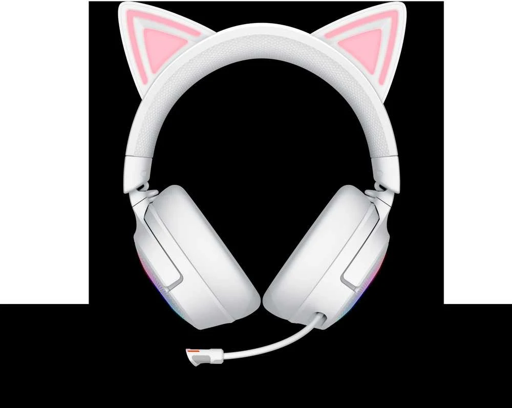 Razer | Ausinės | Kraken Kitty V3 Pro | Bluetooth | Over-Ear | Baltas