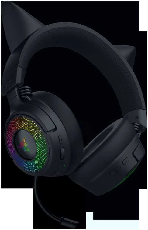 Razer | Ausinės | Kraken Kitty V3 Pro | Bluetooth | Over-Ear | Juodas