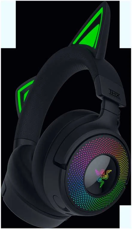 Razer Kraken Kitty V3 Pro su RGB apšvietimu