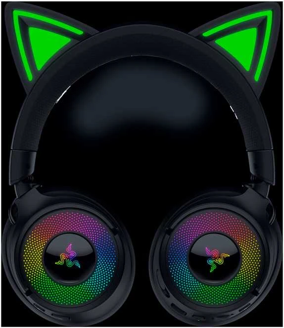Razer | Ausinės | Kraken Kitty V3 Pro | Bluetooth | Over-Ear | Juodas
