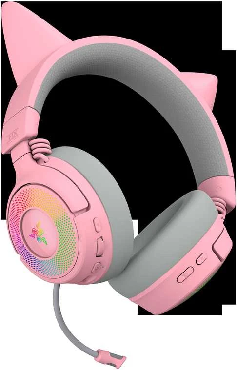 Razer | Ausinės | Kraken Kitty V3 Pro | Bluetooth | Over-Ear | Quartz