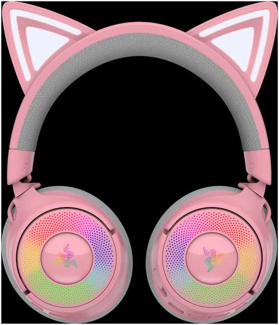 Razer | Ausinės | Kraken Kitty V3 Pro | Bluetooth | Over-Ear | Quartz