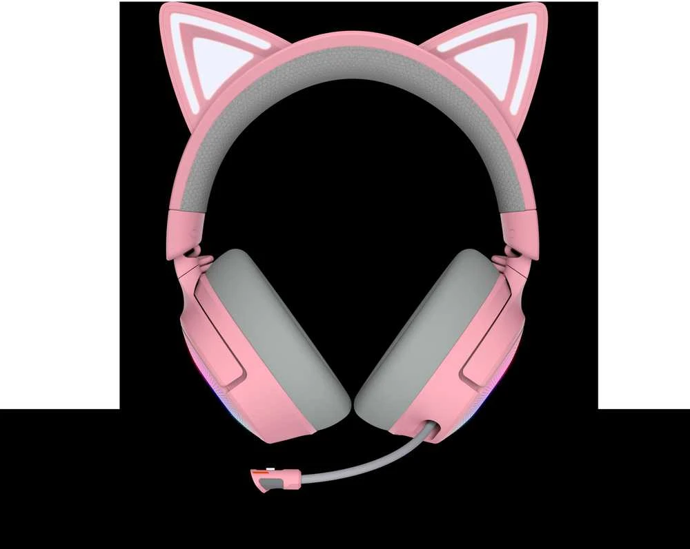 Razer | Ausinės | Kraken Kitty V3 Pro | Bluetooth | Over-Ear | Quartz