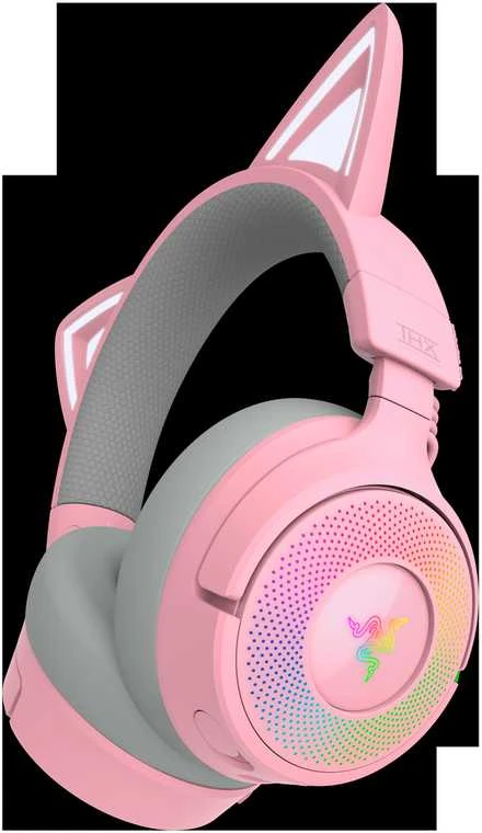 Razer | Ausinės | Kraken Kitty V3 Pro | Bluetooth | Over-Ear | Quartz