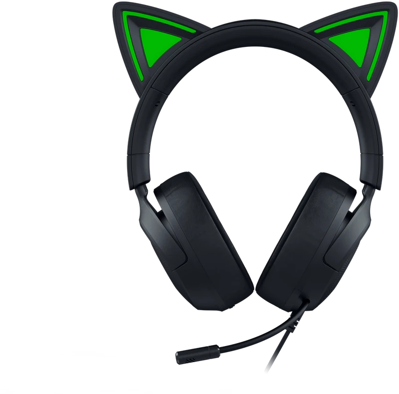 Razer Ausinės Žaidimams | Kraken Kitty V3 X | su laidu | Over-Ear | Mikrofonas | Juodas