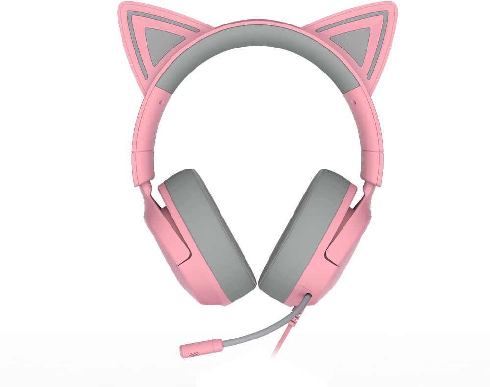 Razer Ausinės Žaidimams | Kraken Kitty V3 X | su laidu | Over-Ear | Mikrofonas | Quartz