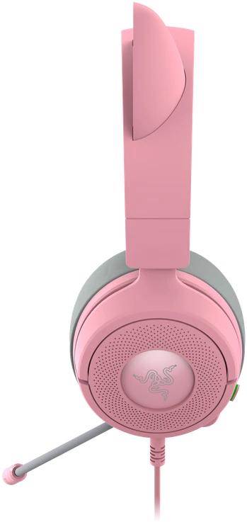 Razer Ausinės Žaidimams | Kraken Kitty V3 X | su laidu | Over-Ear | Mikrofonas | Quartz
