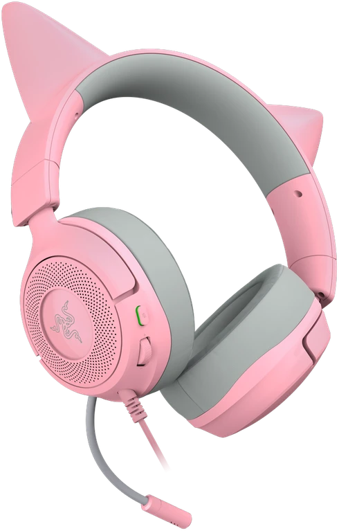 Razer Ausinės Žaidimams | Kraken Kitty V3 X | su laidu | Over-Ear | Mikrofonas | Quartz