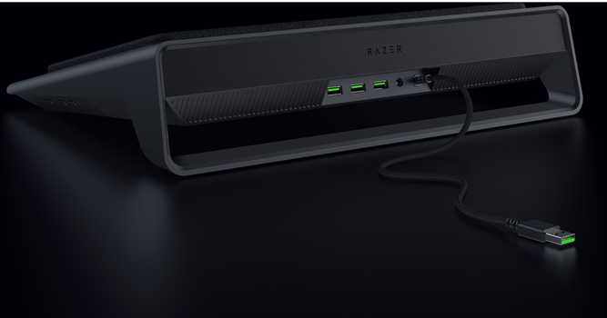 Razer | Nešiojamas kompiuteris Cooling Pad with USB Hub | Juodas