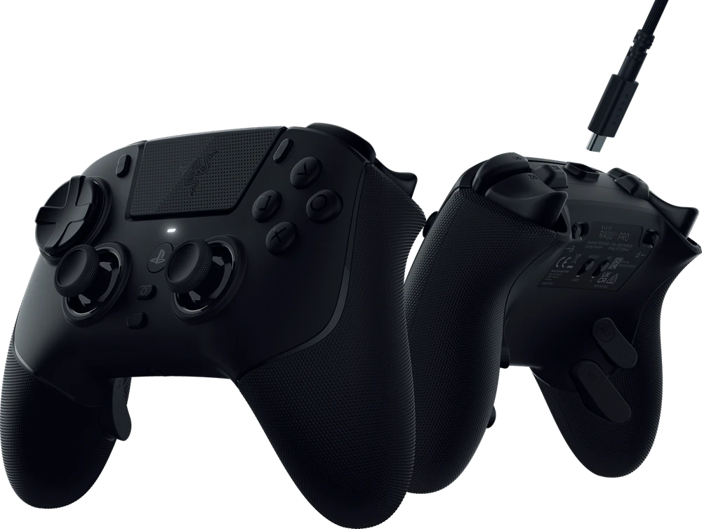 Razer Gaming Controller | Raiju V3 Pro for PS5 & PC | Juodas