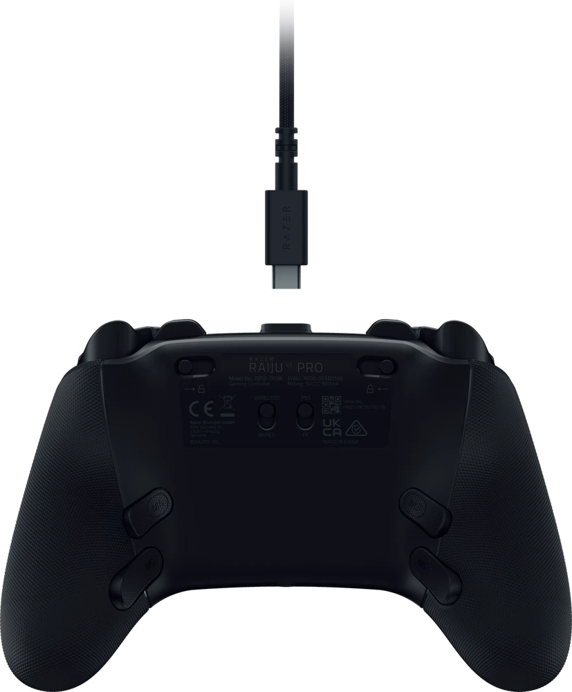 Razer Gaming Controller | Raiju V3 Pro for PS5 & PC | Juodas