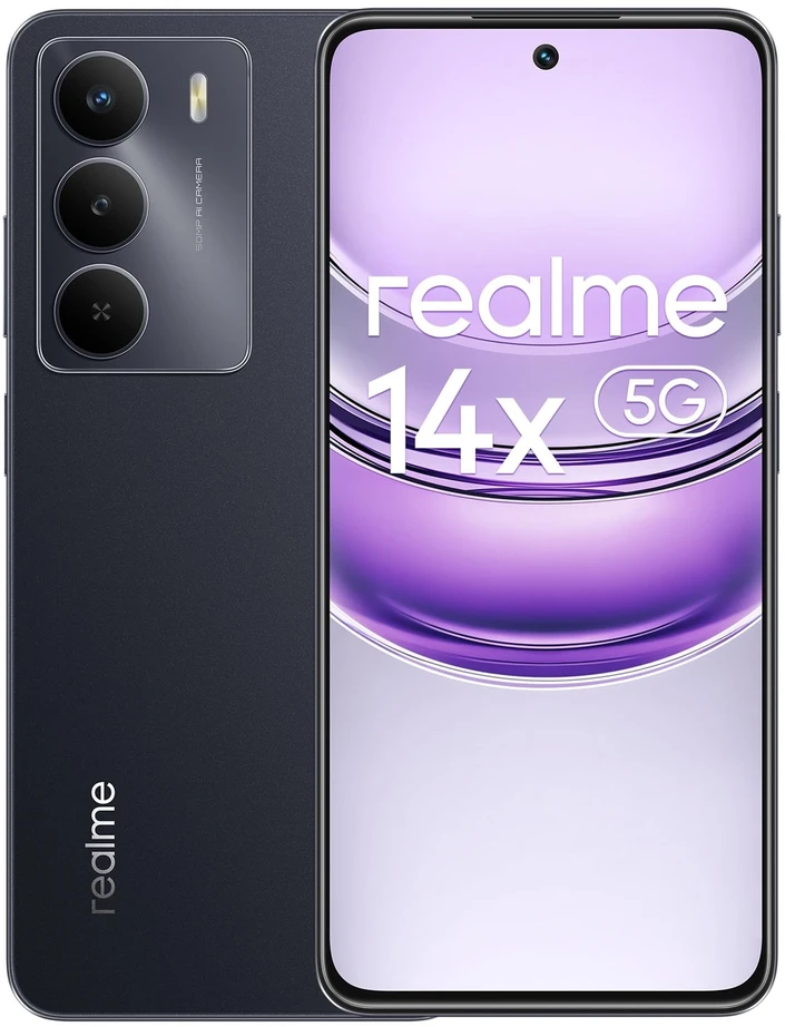 Išmanusis telefonas REALME 14x 5G 6/128GB Carbon Black