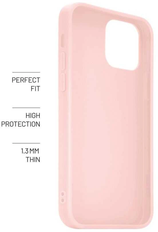 Dėklas Apple iPhone 15 galinis guminis dangtelis FIXED Story, rožinis