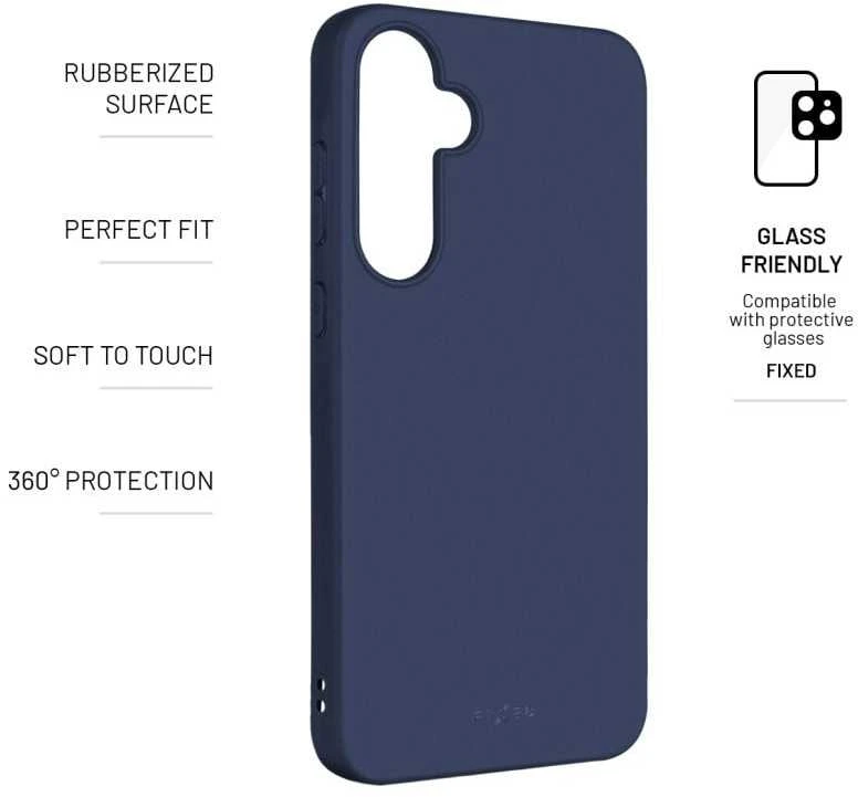 Dėklas Fixed Fiksuotas | Istorija FIXST-1262-BL | Galinis viršelis | Samsung | Galaxy A35 5G | Gumuota | Mėlyna