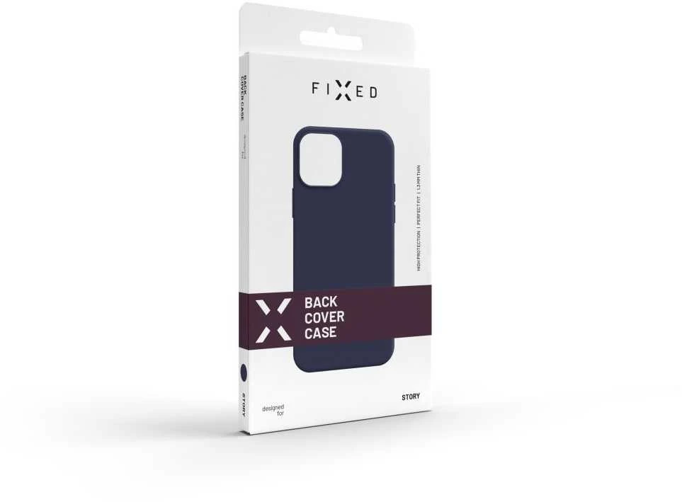 Dėklas Fixed Fiksuotas | Istorija FIXST-1262-BL | Galinis viršelis | Samsung | Galaxy A35 5G | Gumuota | Mėlyna