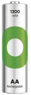 Nezatříděno GP Baterija (R6) AA Įkraunamos RECYKO, NiMH R6, (2 baterijos / lizdinė plokštelė), 1300mAh