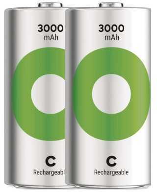 Įkraunamos baterijos GP ReCyko 3000 C (HR14), 2 vnt.