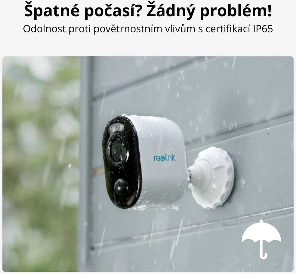 Akumuliatorinė kamera su saulės kolektoriumi Reolink Argus Series B310, 3 MP, Wi-Fi, microSD