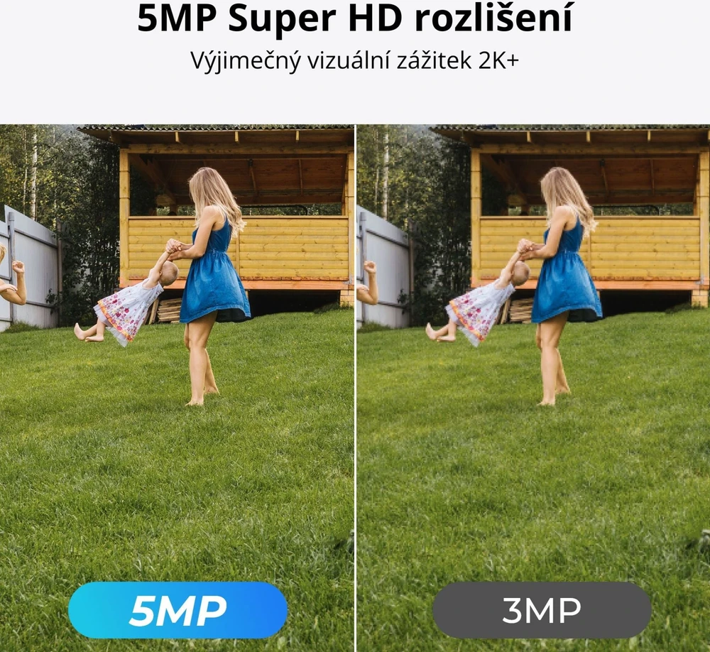 Belaidė stebėjimo kamera Reolink Argus Series B330 5MP | su dviejų juostų Wi-Fi ryšiu, baterija ir apšvietimu