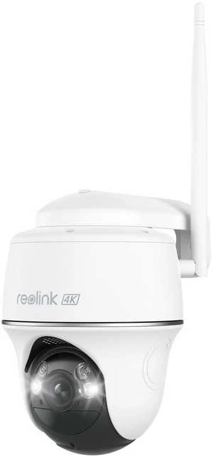 REOLINK apsaugos kamera Argus B440, 2,4 GHz, USB-C, saulės baterija, 64 GB, balta