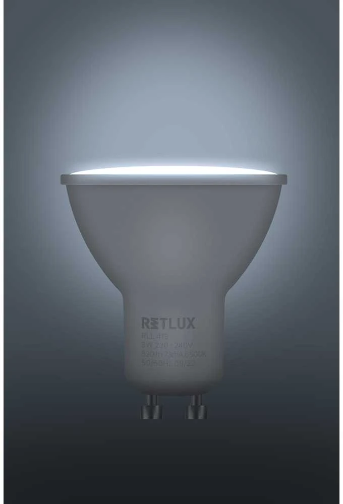 RLL 419 GU10 lemputė 9W DL RETLUX
