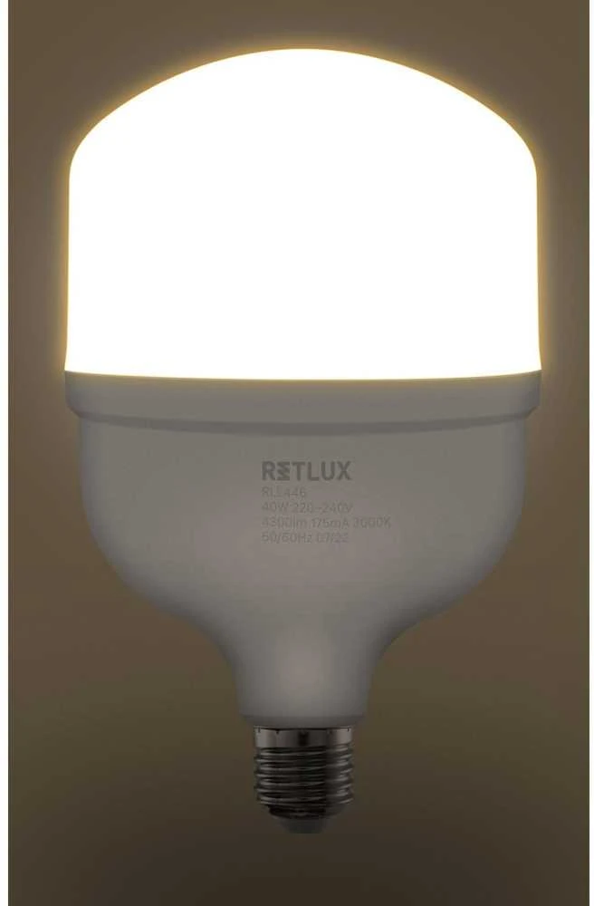 RLL 446 T120 E27 lemputė 40W WW RETLUX