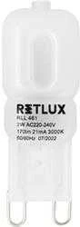 RLL 461 G9 2W LED WW RETLUX