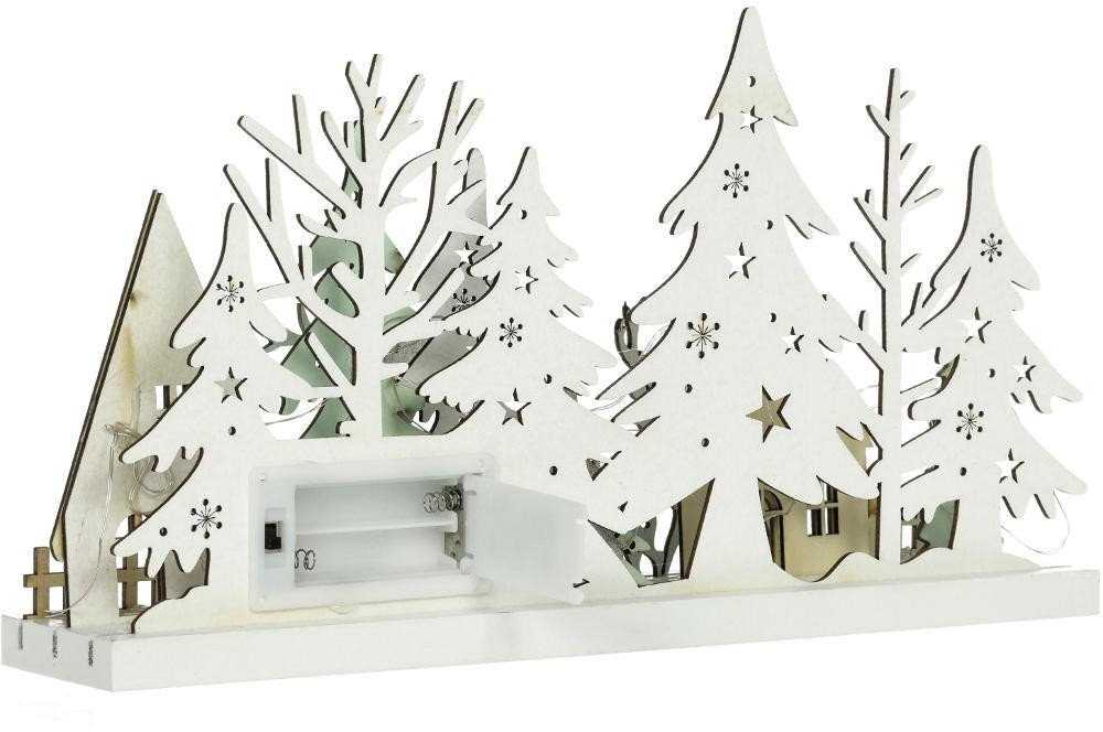 RXL 466 Žiemos miškas 33 cm 15LED WW RETLUX