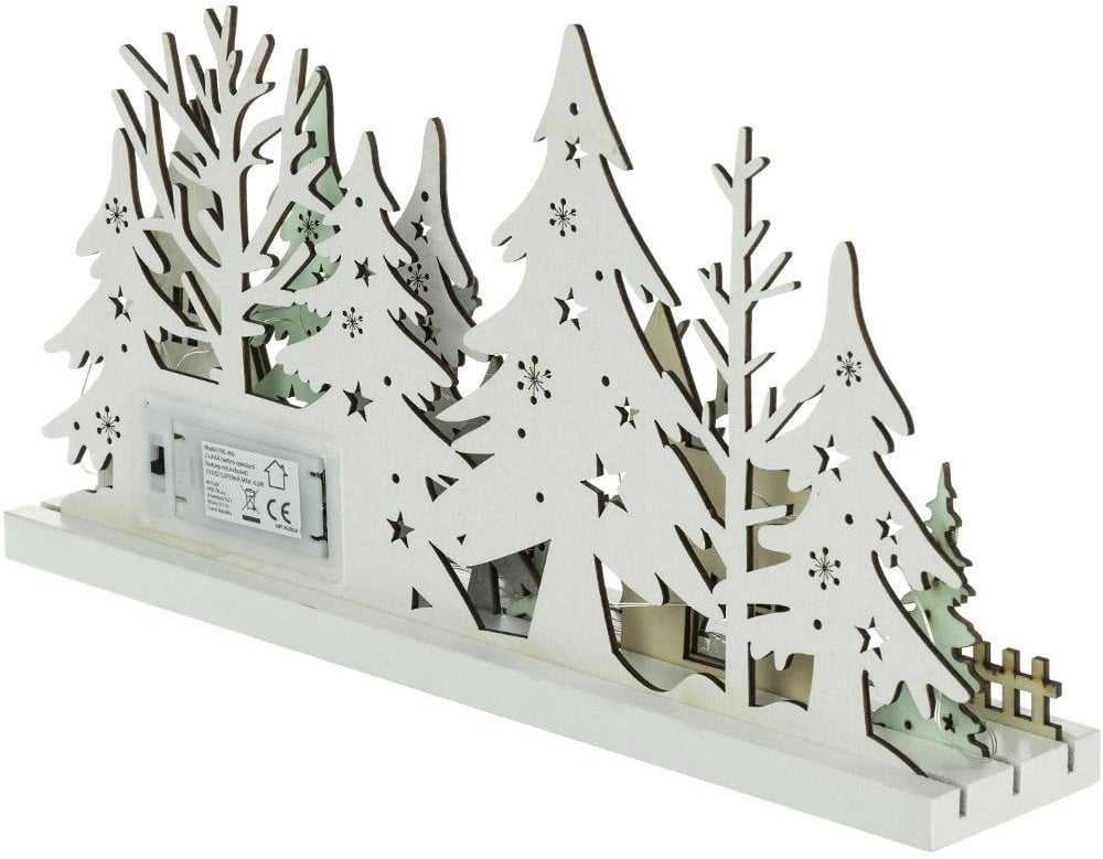 RXL 466 Žiemos miškas 33 cm 15LED WW RETLUX