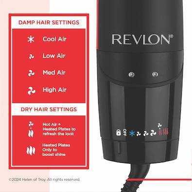 Revlon One-Step Air Straight RVDR5330E juoda