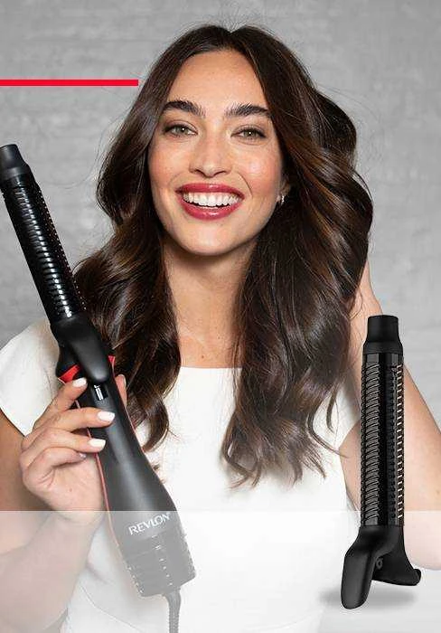 Plaukų formavimo įrenginys - Revlon RVDR5333E 1100 W Šiltai juoda, raudona