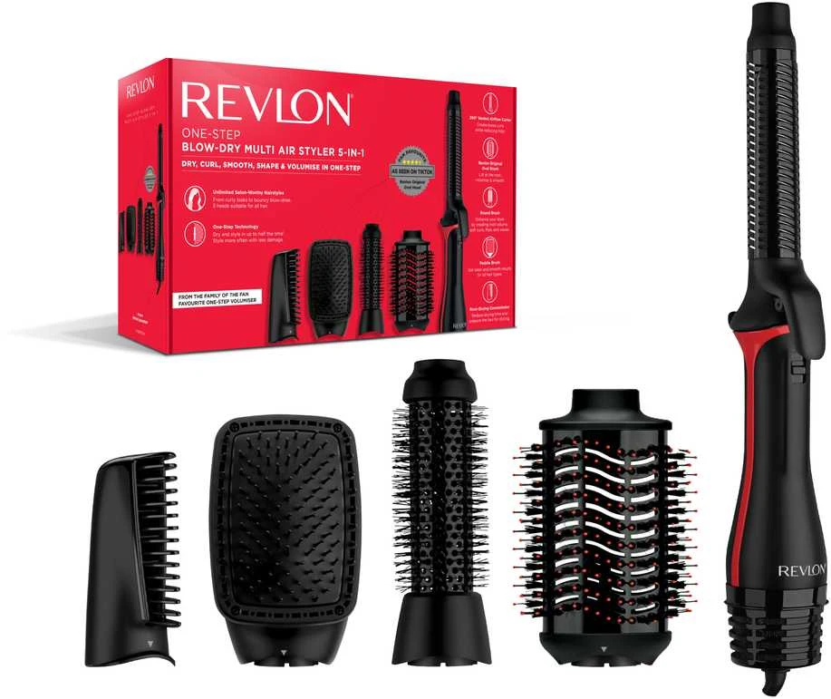Revlon One-Step Multi Air Styler 5 En 1 Estuche 5 Piezas