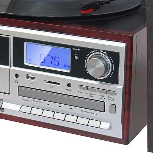 Muzikinis centras su plokštelių grotuvu Roadstar HIF-8892EBT