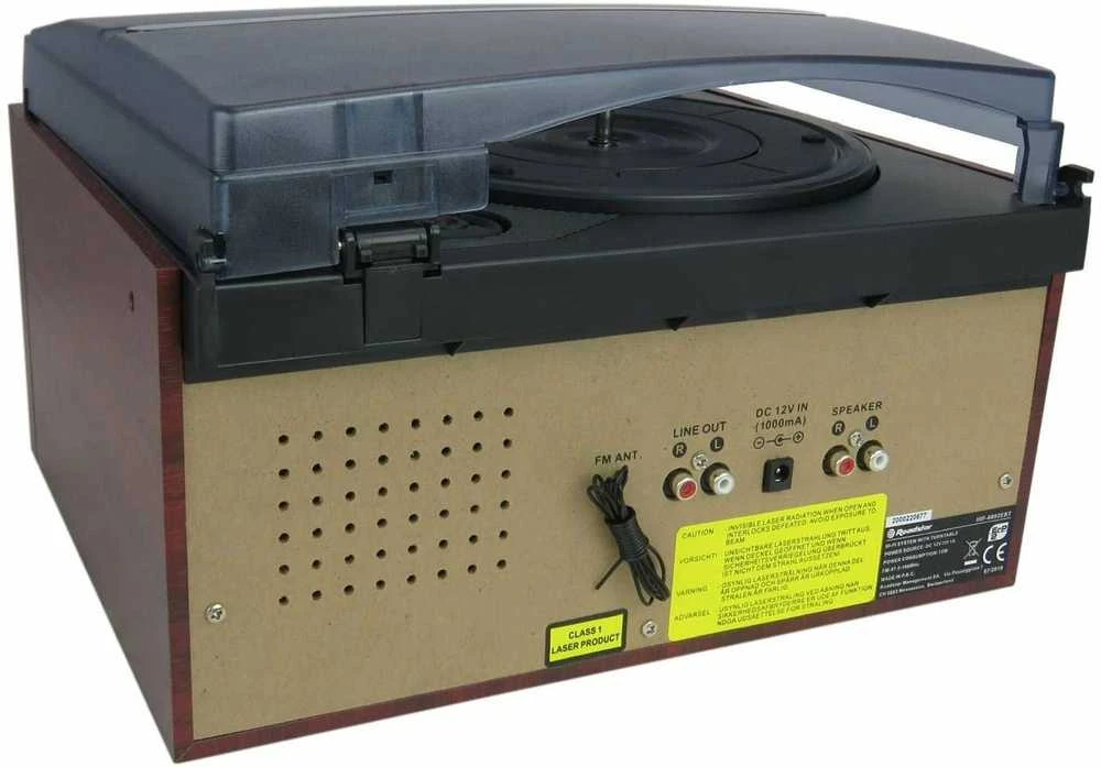 Muzikinis centras su plokštelių grotuvu Roadstar HIF-8892EBT