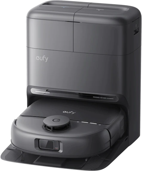 Anker eufy robotas dulkių siurblys su mopavimo funkcija, 15000 Pa siurbimo galia, stotelė Omni 5 viename, T211A