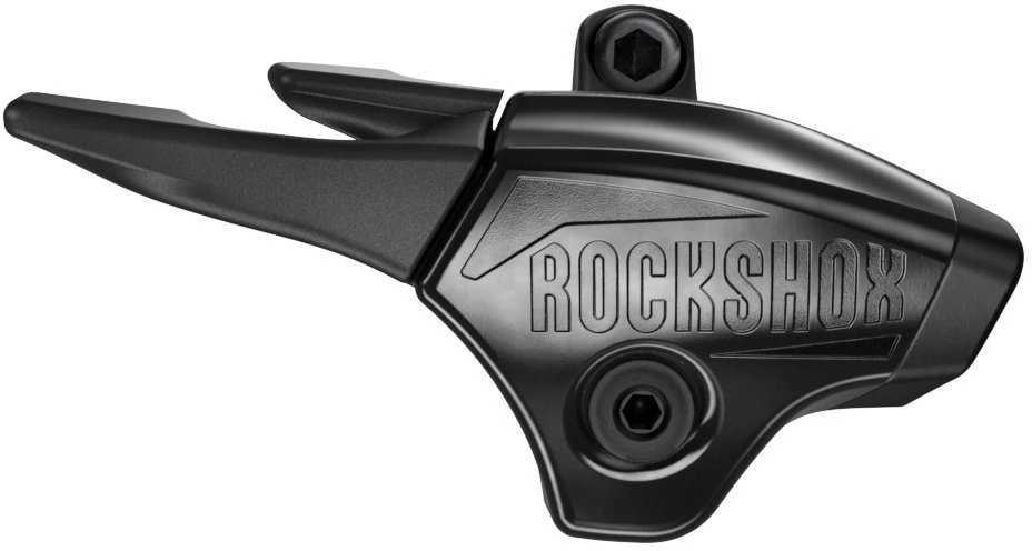 ROCKSHOX Šakės užrakinimo dalių komplektas Rock Shox OneLoc SID/Reba/Revelation (2013-2017) kairėje viršuje, dešinėje apačioje