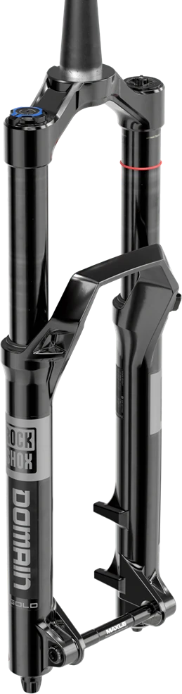 „RockShox Domain Gold“ izoliatorius RC3 – „Crown“ 29 colių „Boost“ 15x110 160 mm „Juodas aliuminio strypas C1“
