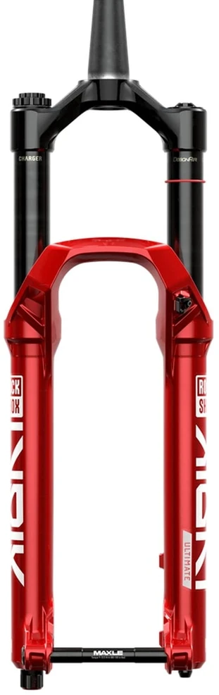 RockShox Lyrik Ultimate CHARGER 3.1 RC2 - Crown 29" Boost 15x110 140mm, 44mm offset, Electric Raudona D2