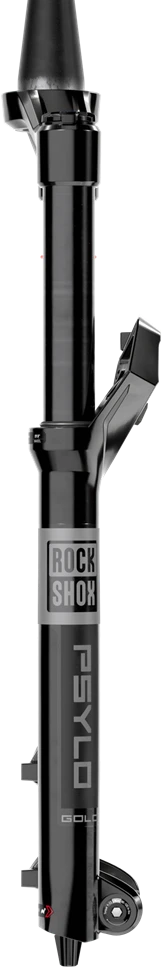 „RockShox Psylo Gold“ izoliatorius RC - „Crown“ 29"+ „Boost“ 15x110 150 mm Juodas aliuminio strypas Tp A1
