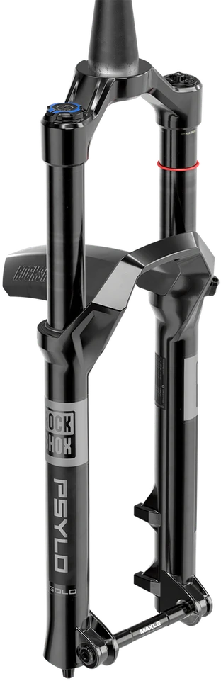 „RockShox Psylo Gold“ izoliatorius RC - „Crown“ 29"+ „Boost“ 15x110 140 mm Juodas aliuminio strypas Tp A1