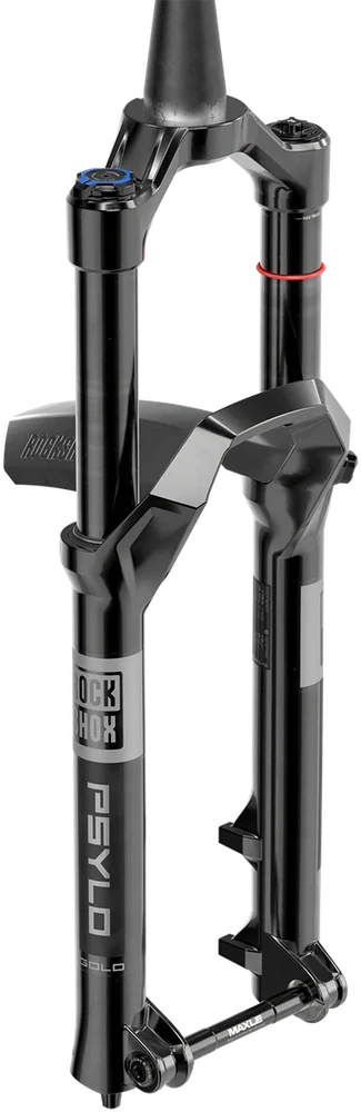 „RockShox Psylo Gold“ izoliatorius RC - „Crown“ 29"+ „Boost“ 15x110 150 mm Juodas aliuminio strypas Tp A1