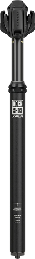 „RockShox REVERB AXS XPLR“ balnelio stovas, 27,2 mm, eiga 75 mm, 400 mm, A1