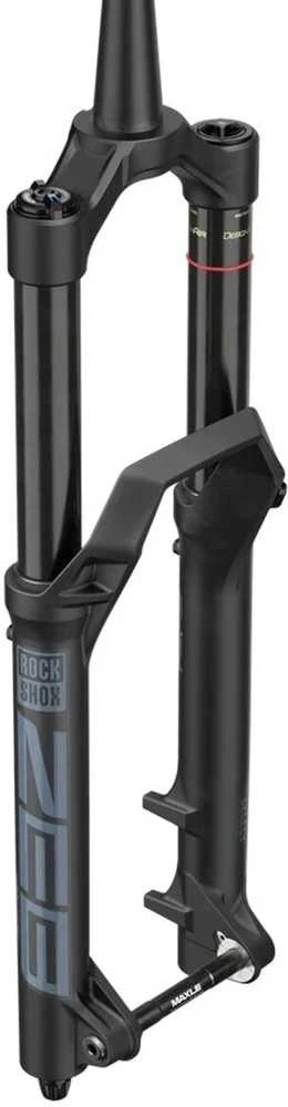 „RockShox ZEB Select Charger RC“ – „Crown 29“ „Boost 15x110“ 180 mm, matinės juodos spalvos, aliuminio / A2 amortizuojanti šakė