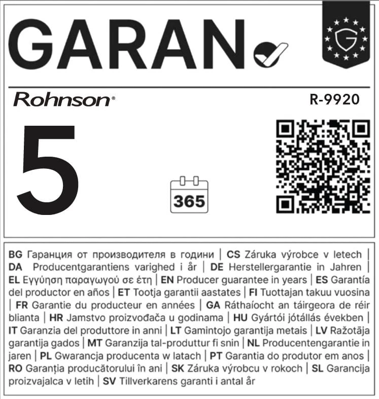 Sausintuvas ROHNSON R-9920 Genius Wi-Fi sveikata ir valymas