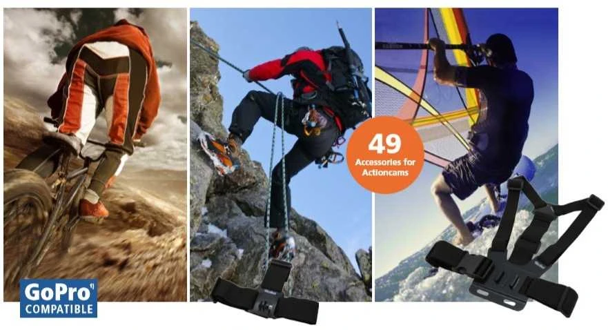 Rollei Sport XL kronšteinų kolekcija