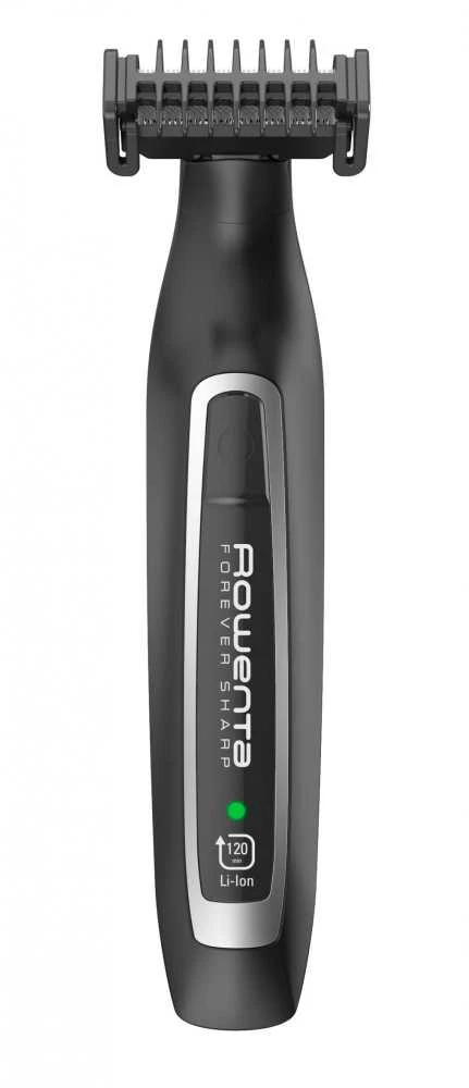 Rowenta Forever Sharp TN6000 barzdos kirpimo mašinėlė „Wet & Dry“ Juoda, Sidabras