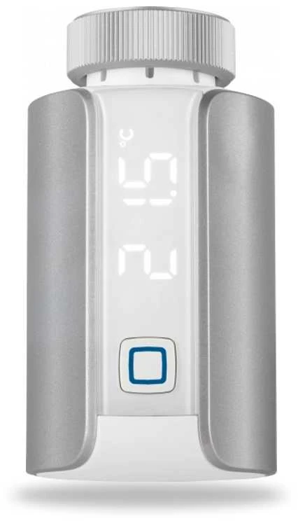 HomeMatic IP Homematic IP radiatoriaus termostatas Evo (HmIP-eTRV-ES), šildymo termostatas (sidabrinis)